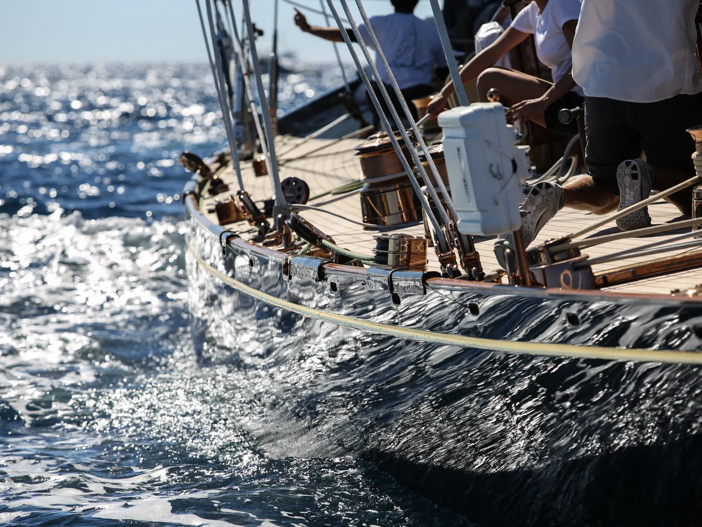 Segelboot auf dem Meer